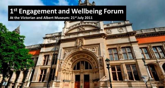 1st Engagement and Wellbeing Forum